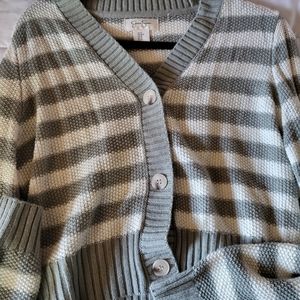 brand new striped cardigan